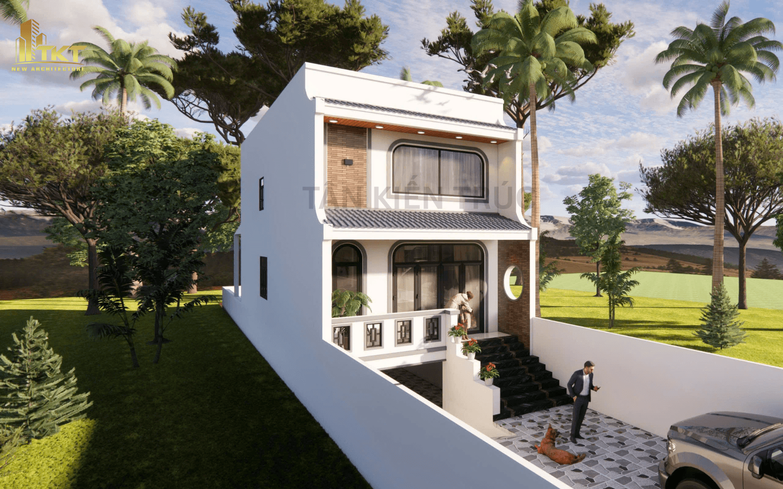 Concept Villa Nghỉ Dưỡng Đồi Dốc